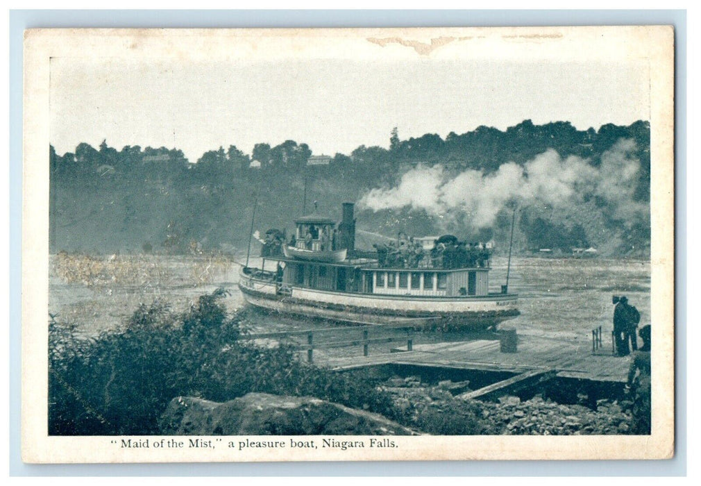 c1905 Maid Of The Mist Boat Ship Niagara Falls New York NY Antique Postcard