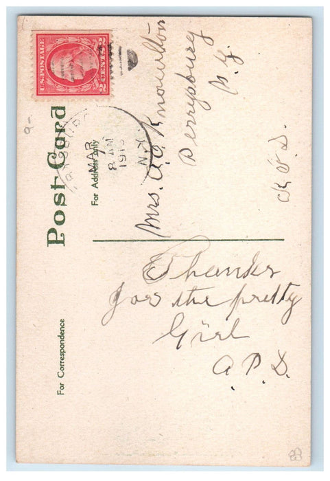 c1920's Swing, Grove Pleasures, Crystal Beach Canada Perrysburg NY Postcard
