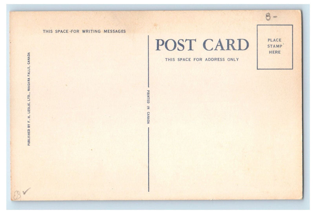 c1940's Magic Carpet Crystal Beach Ontario Canada Unposted Vintage Postcard