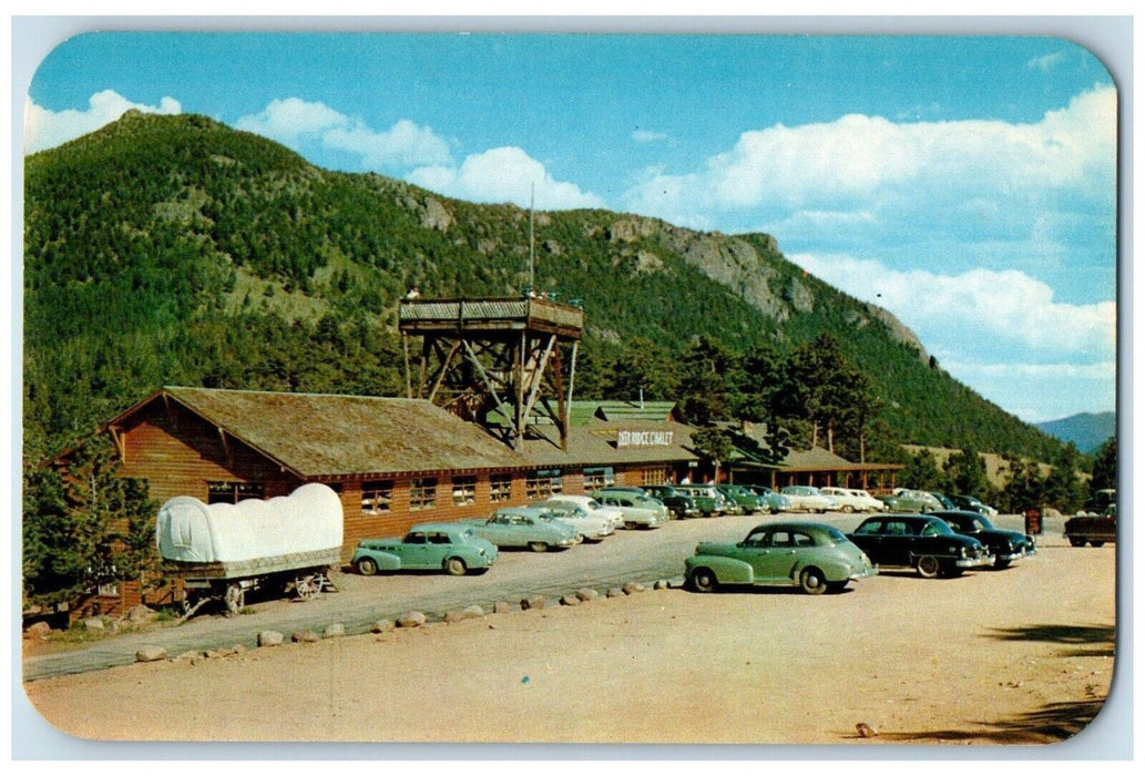 c1960's Deer Ridge Chalet Top Rocky Mountain National Park Colorado CO Postcard