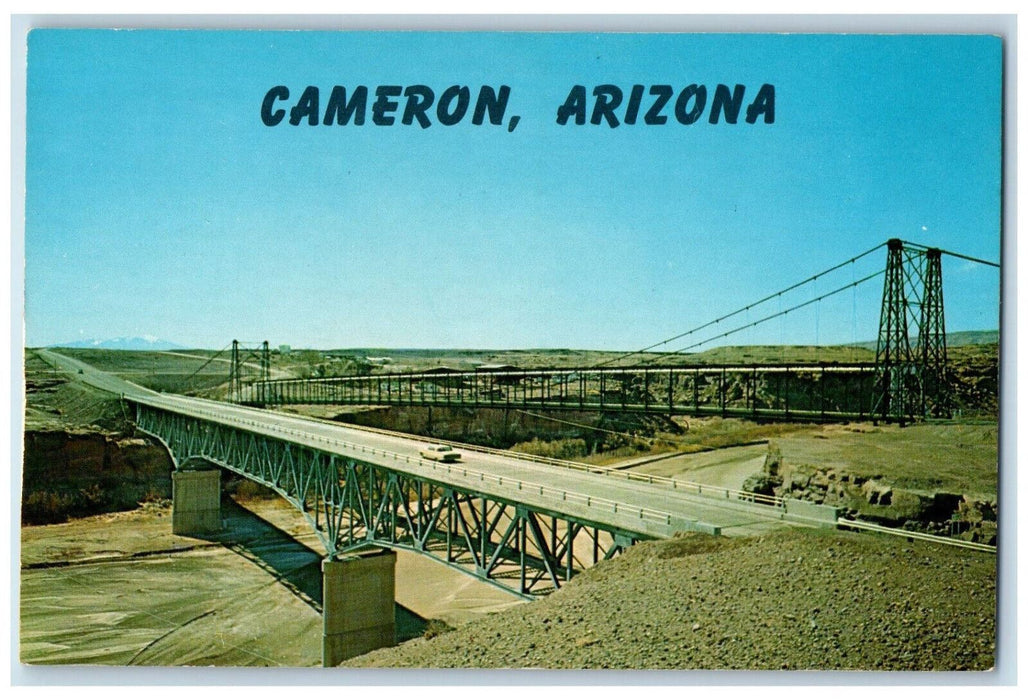 c1960's The New Bridge, Over Little Colorado River, Cameron AZ Postcard