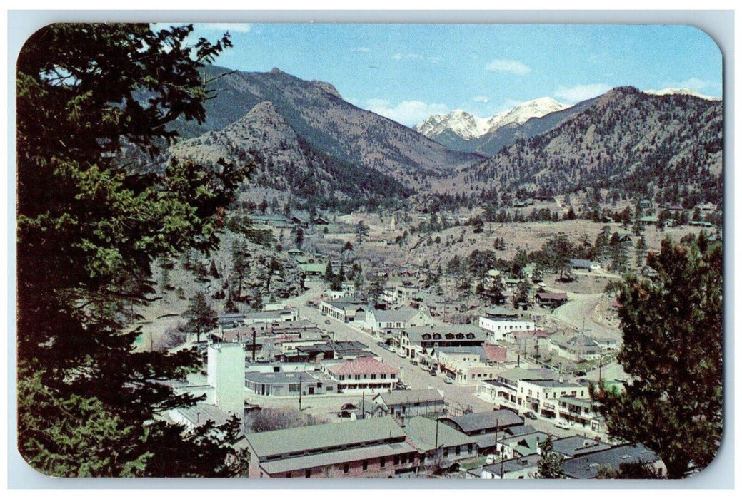 c1960's Panorama Village Rocky Mountain National Park Estes Colorado CO Postcard