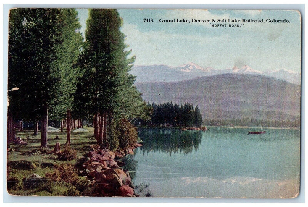 c1960's Grand Lake Denver & Salt Lake Railroad Denver Colorado CO Postcard