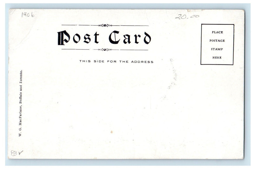 1906 Airship Knabenshue Flights At Buffalo For The H.A. Meldrum Co. NY Postcard