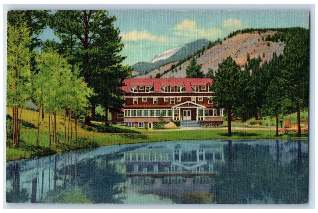 c1940's Fall River Lodge & Ranch Picturesque Estes Park Colorado CO Postcard
