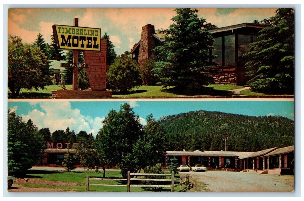 c1960's Timberline Motel South Village Deluxe Steakhouse Estes Park Colorado