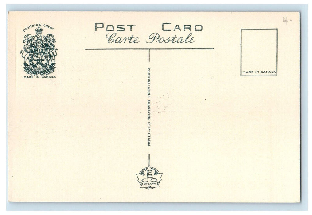c1940's Provincial Normal School Fredericton New Brunswick Canada Postcard
