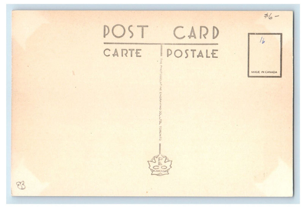 c1940's Water Street, St. Stephen New Brunswick Canada Vintage Postcard