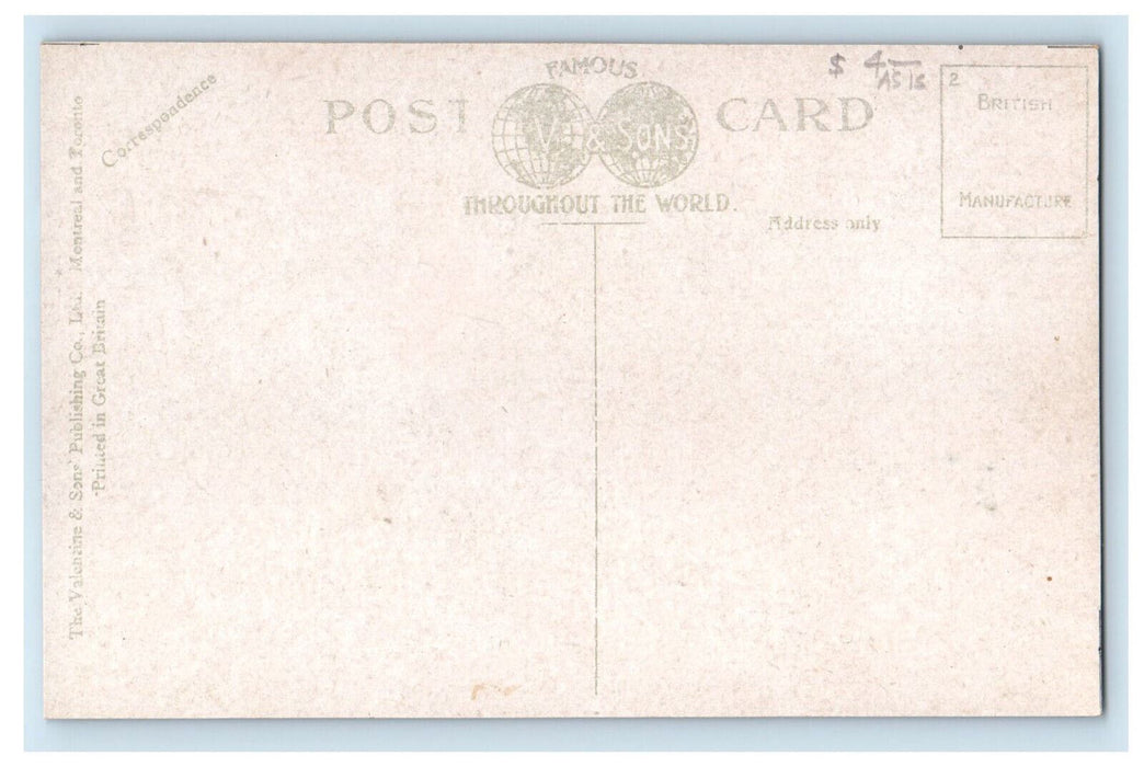c1910's Chopped Meat, City Market St. John New Brunswick Canada Postcard
