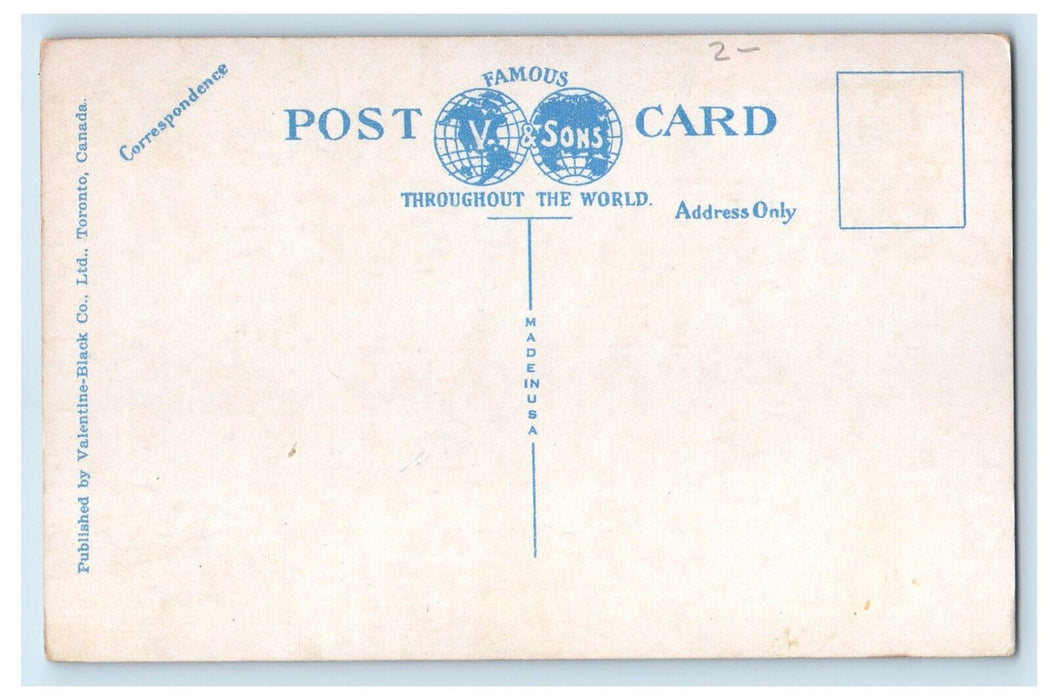 c1920's Glimpse of the City Saint John New Brunswick Canada Postcard