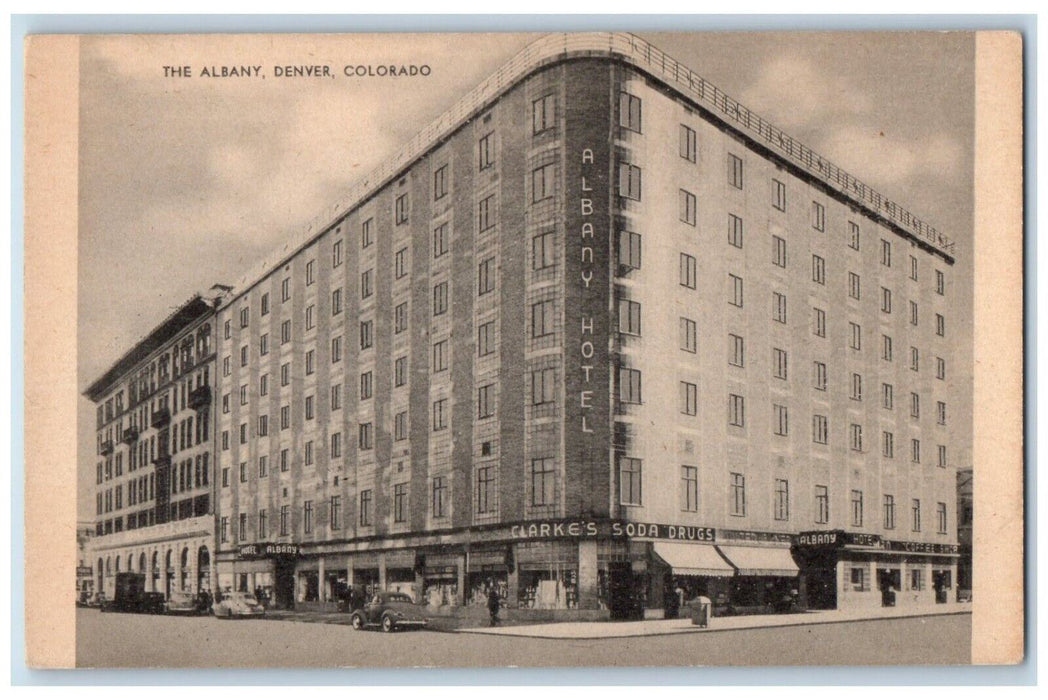 c1920's The Albany, Denver's Newest Hotel Denver Colorado CO Antique Postcard