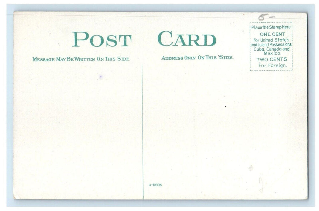 c1910's Entrance To Harbor Steamer Ship Buffalo New York NY Antique Postcard