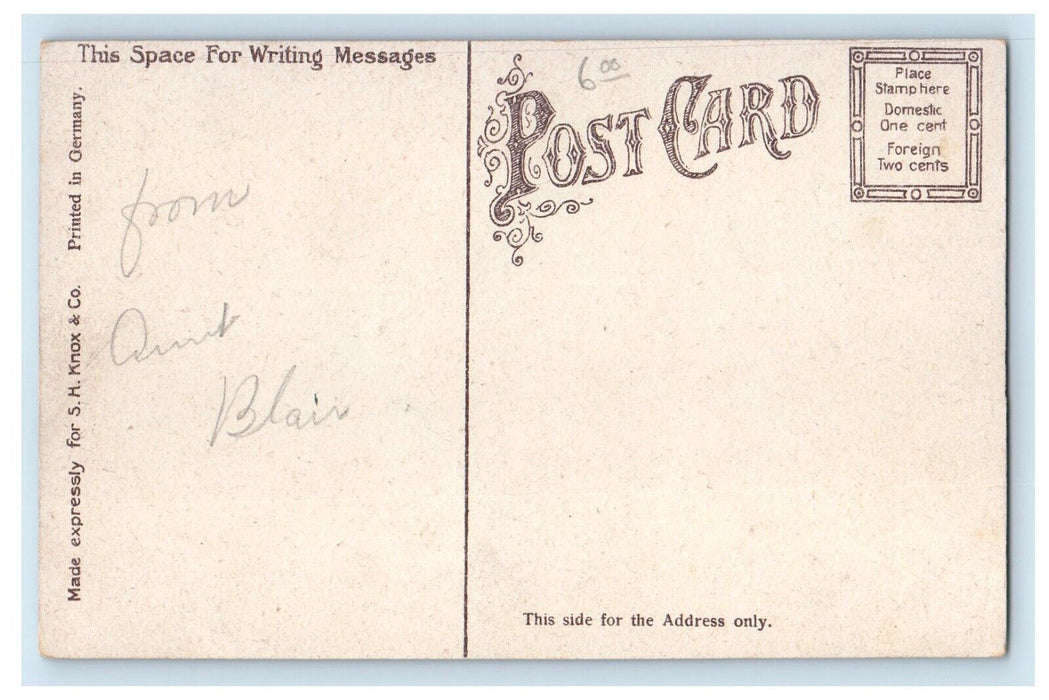 c1910's Fire Tug In Operation Boat Buffalo New York NY Unposted Antique Postcard