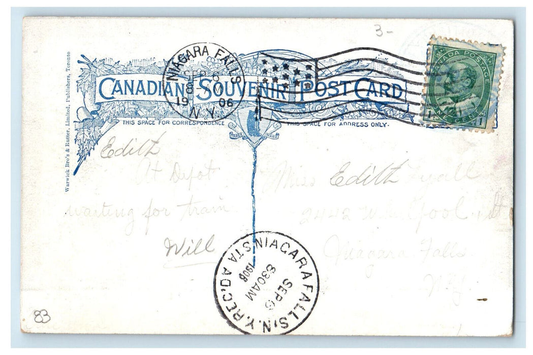 1906 Acadia College, Land of Evangeline NS Canada Niagara Falls Canada Postcard