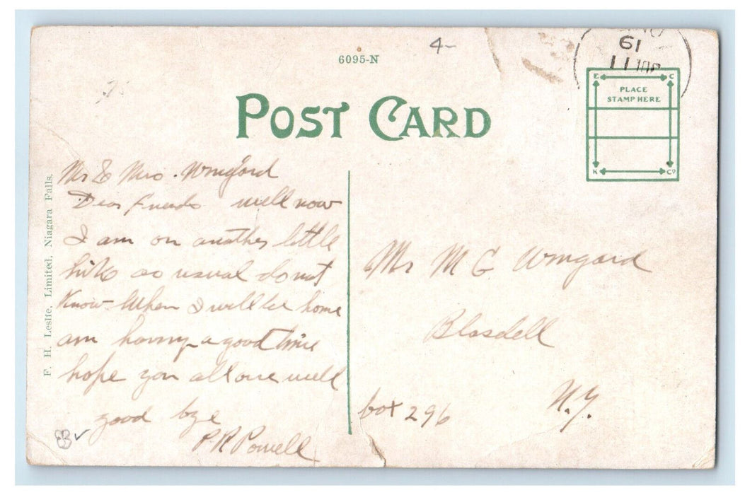 c1910 Trinity Church Chippawa Ontario Canada Posted Antique Postcard