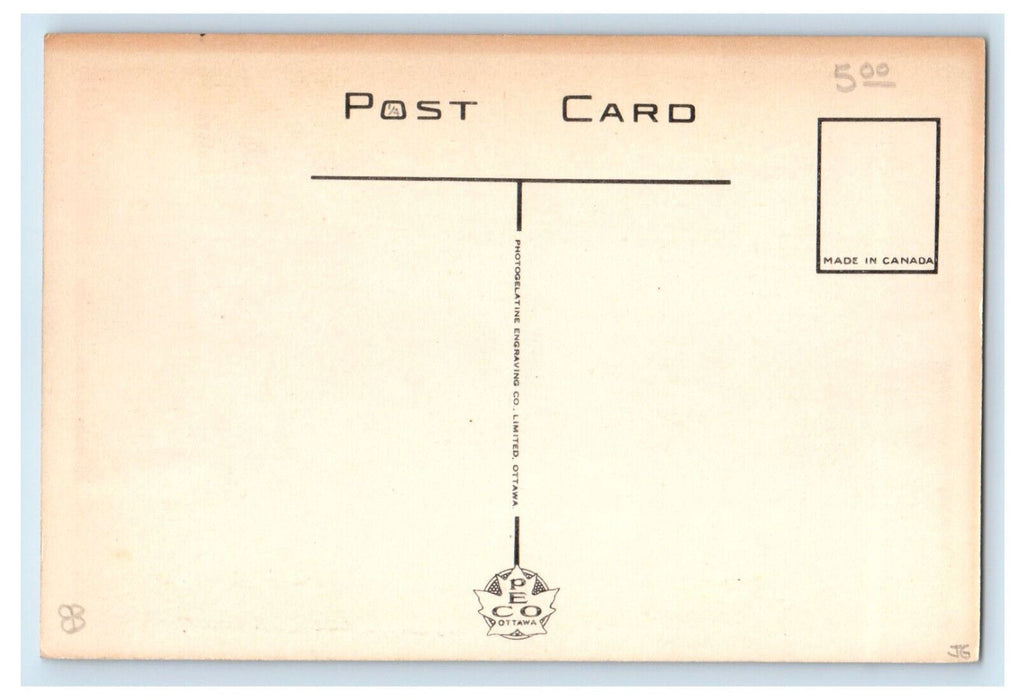 c1940's Business Section Fort William Ontario Canada Unposted Postcard