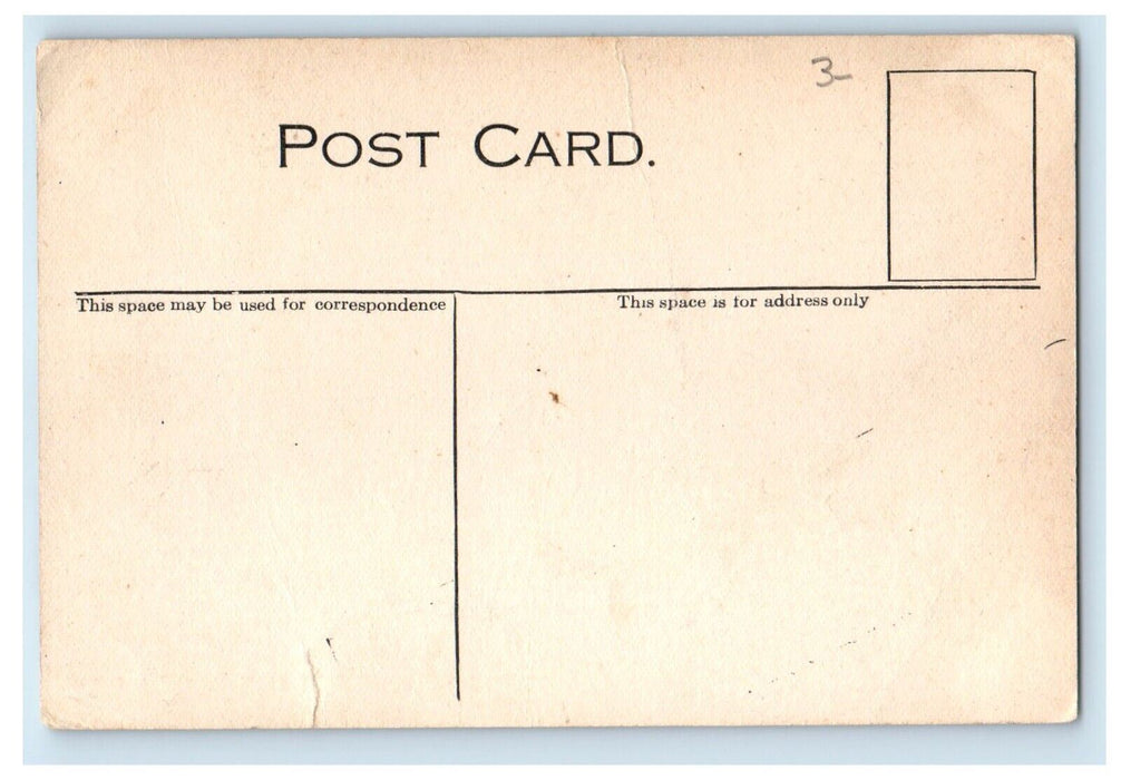Historic Grace Church Samneck Clothes Building Trolley New York NY Postcard