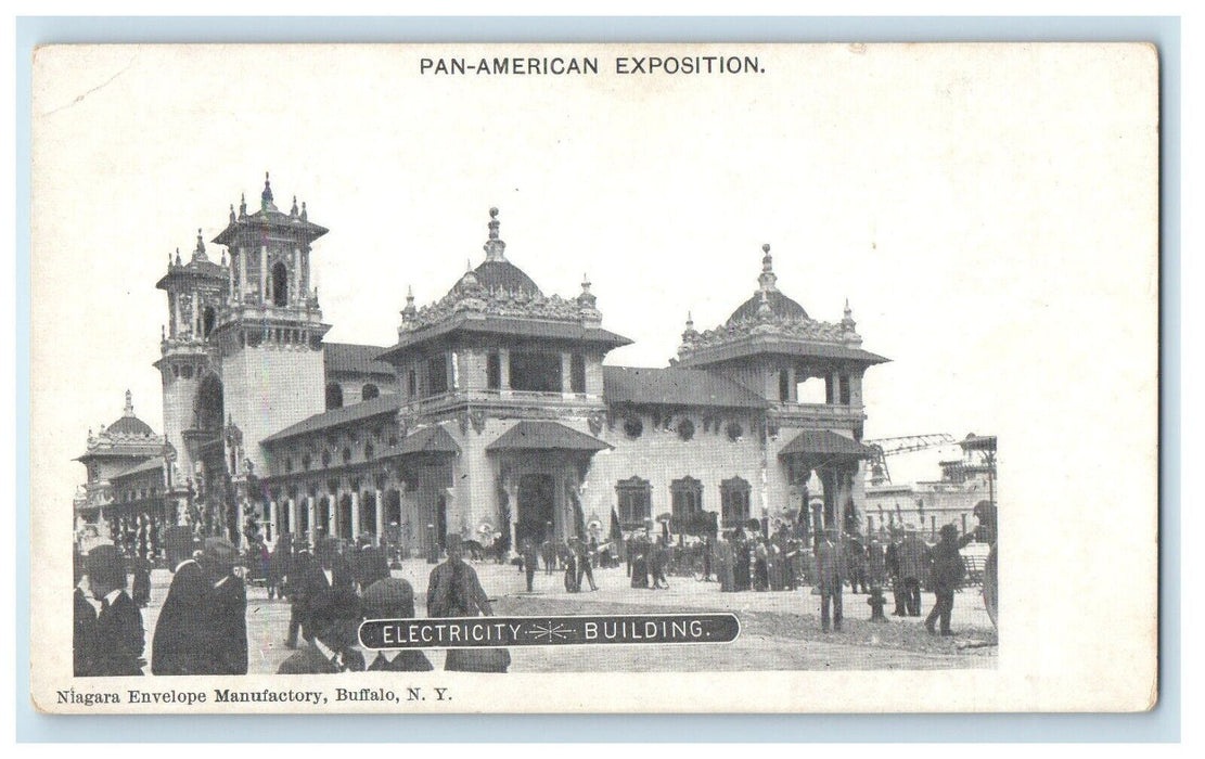 c1900's Pan American Exposition Electric Building Buffalo New York NY Postcard