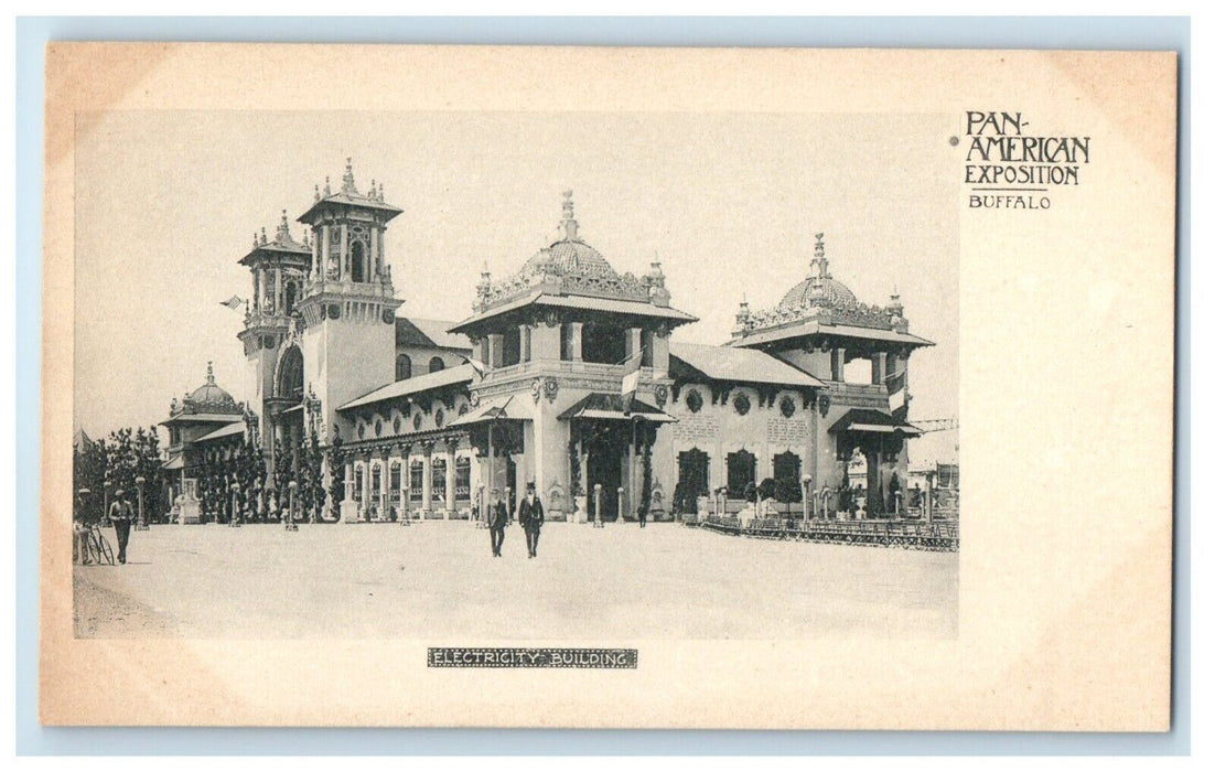 Pan American Exposition Electric Building Buffalo New York NY Antique Postcard