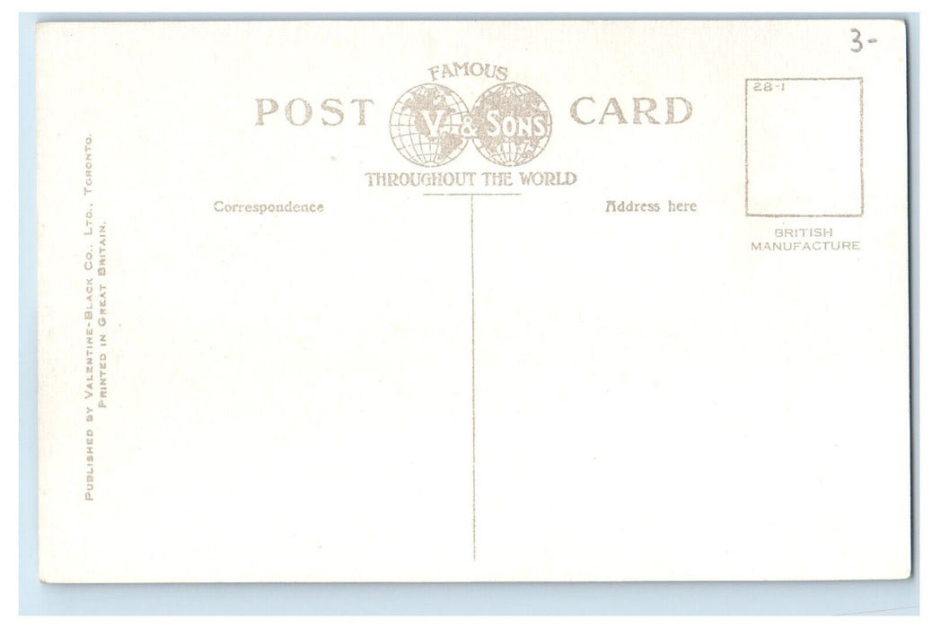 c1910 St. Francis Catholic Church, Smith Falls Ontario Canada Postcard