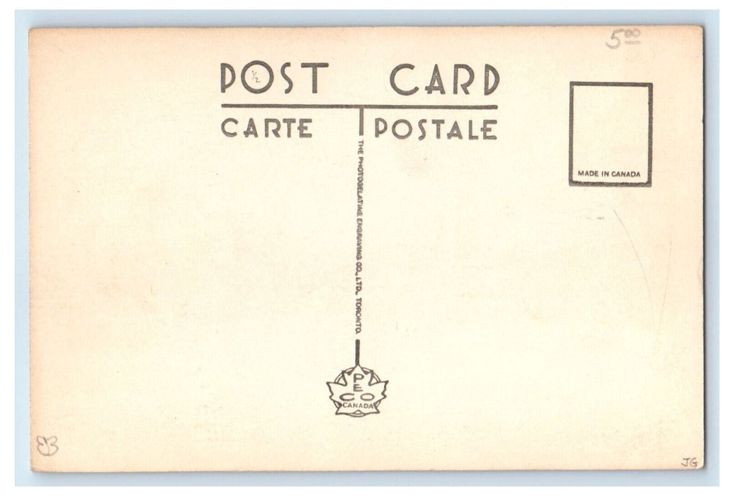 c1940's Men's Wear, Restaurant, Hotel Norfolk, Simcoe Ontario Canada Postcard