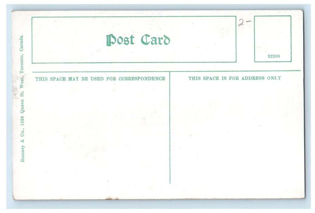 c1910 Knox Church, Lethbridge Alberta Canada Unposted Antique Postcard