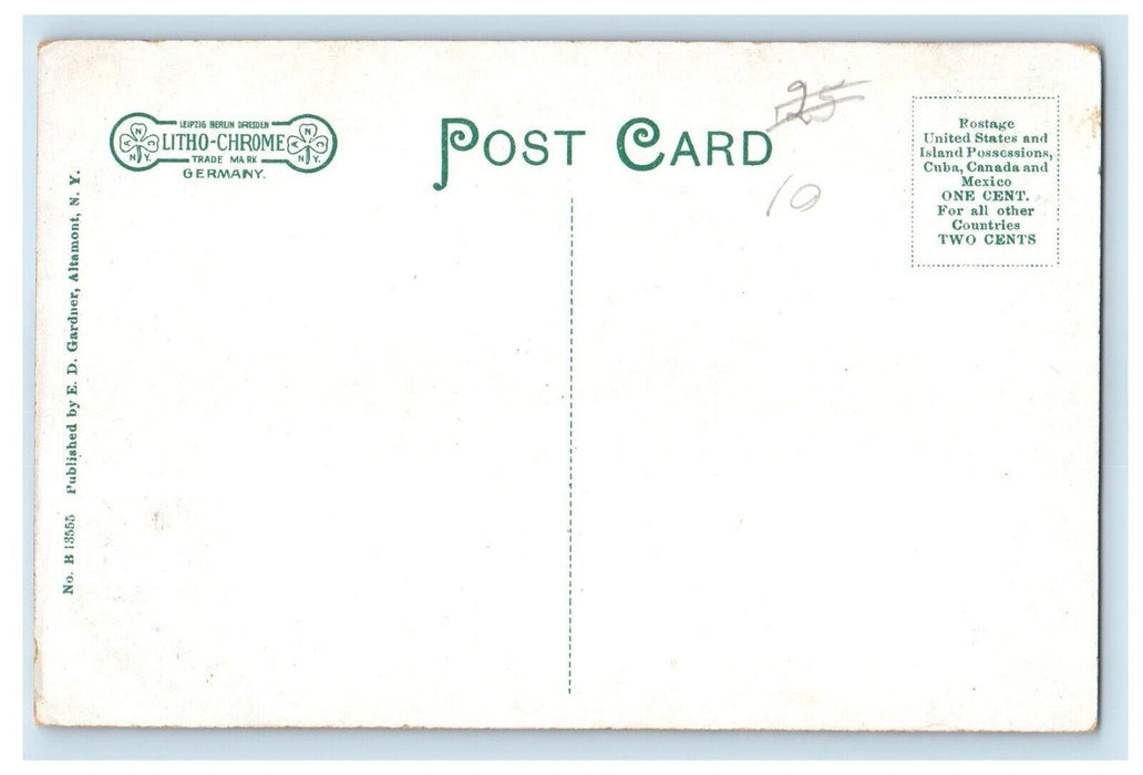 Mine Lot Falls Rock Formation Indian Ladder Helderbergs Meadowdale NY Postcard