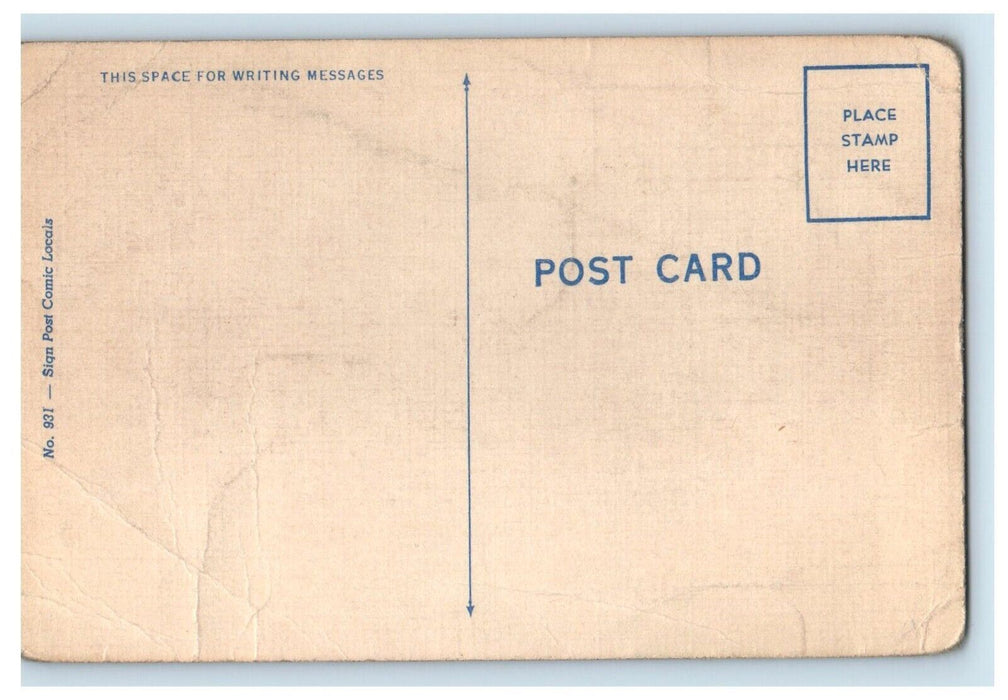 c1910's Girl Big Butt Sun I'm Getting Around A Lot In Perry Georgia GA Postcard