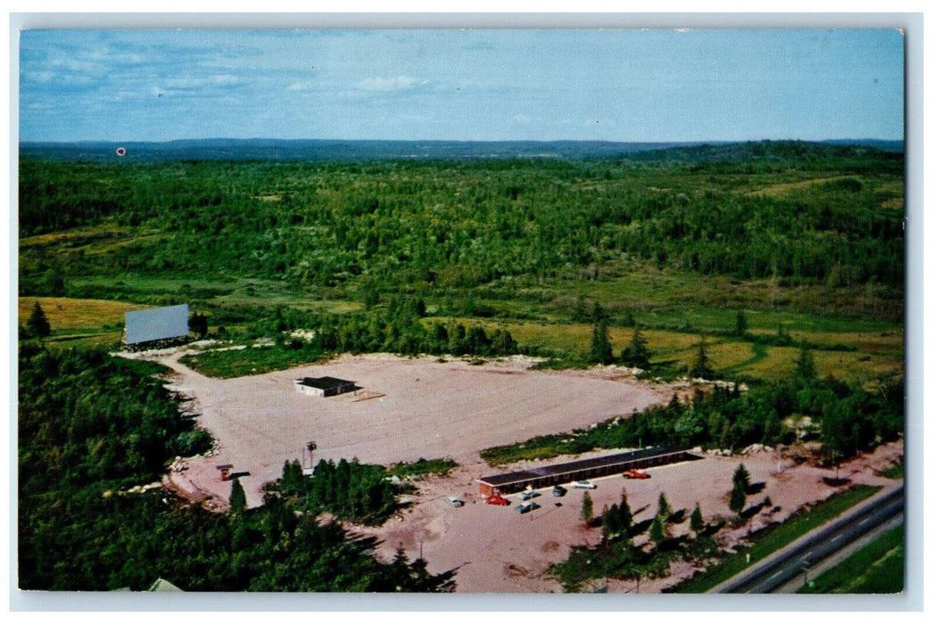 c1950's Greenland Theatre Motel On US Highway 1 Machias Maine ME Postcard