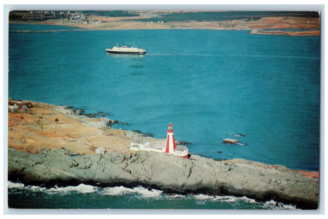 1962 MV Bluenose Entering Harbour at Yarmouth Nove Scotia Canada Postcard