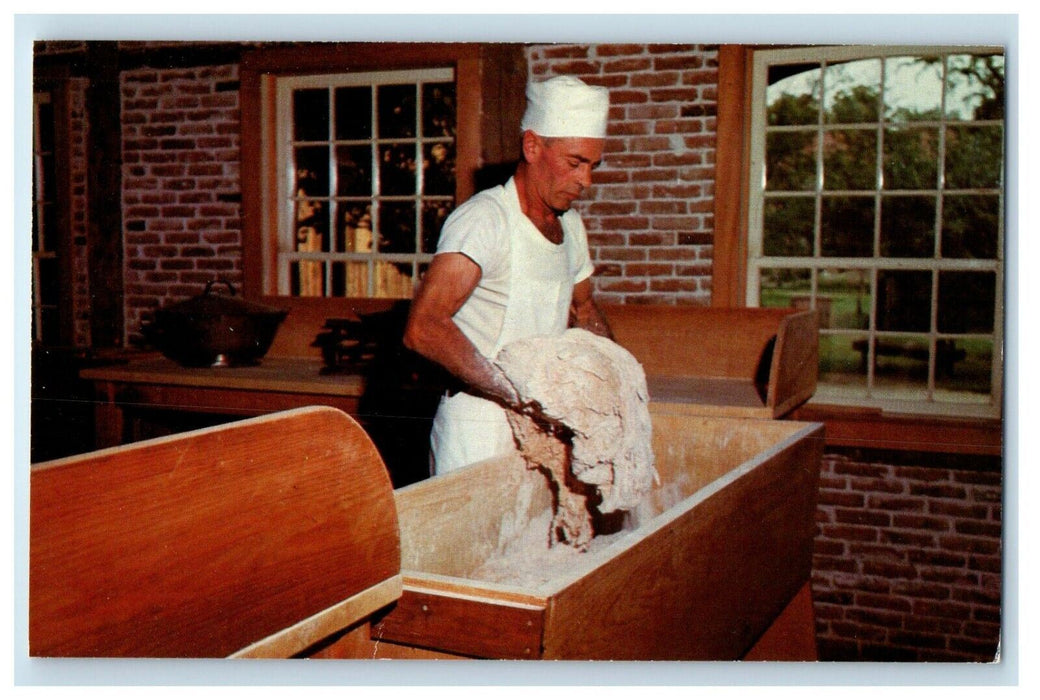 Mixing Dough Bake Shop Upper Canada Village Morrisburg Ontario Canada Postcard