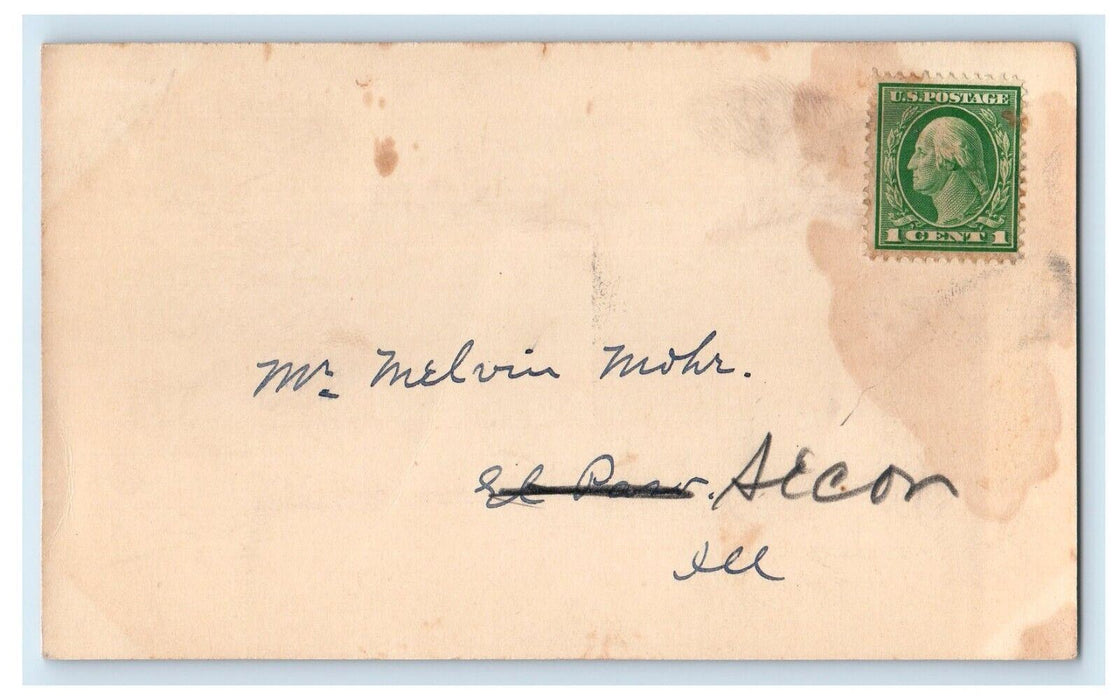 St. Andrews Episcopal Church Sunday School El Paso Illinois IL Antique Postcard