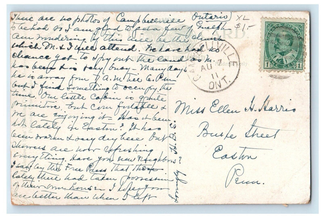 St. Andrew's Presbyterian Church Norfolk Street Guelph Ontario Canada Postcard