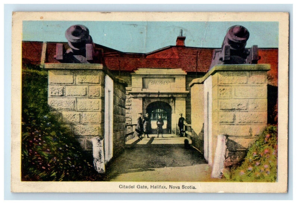 1938 Citadel Gate Halifax Nova Scotia Canada Posted Vintage Postcard