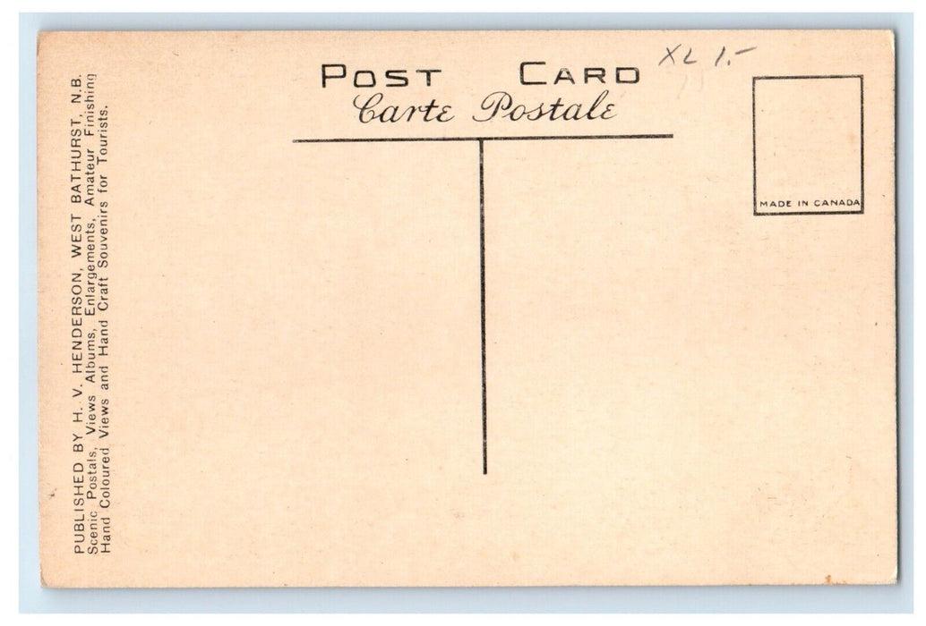 Cliffs On Gaspe Highway Near Riviere Marthe P.Q. Canada Unposted Postcard