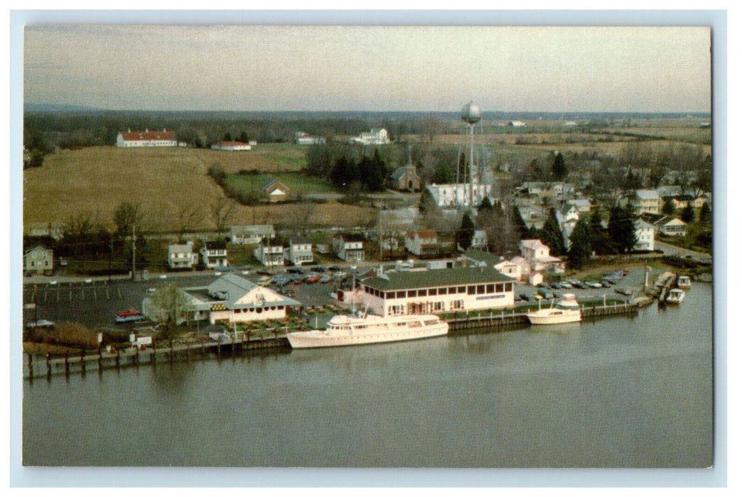 c1950's Schaefer's Canal House, Chesapeake City Maryland MD Vintage Postcard