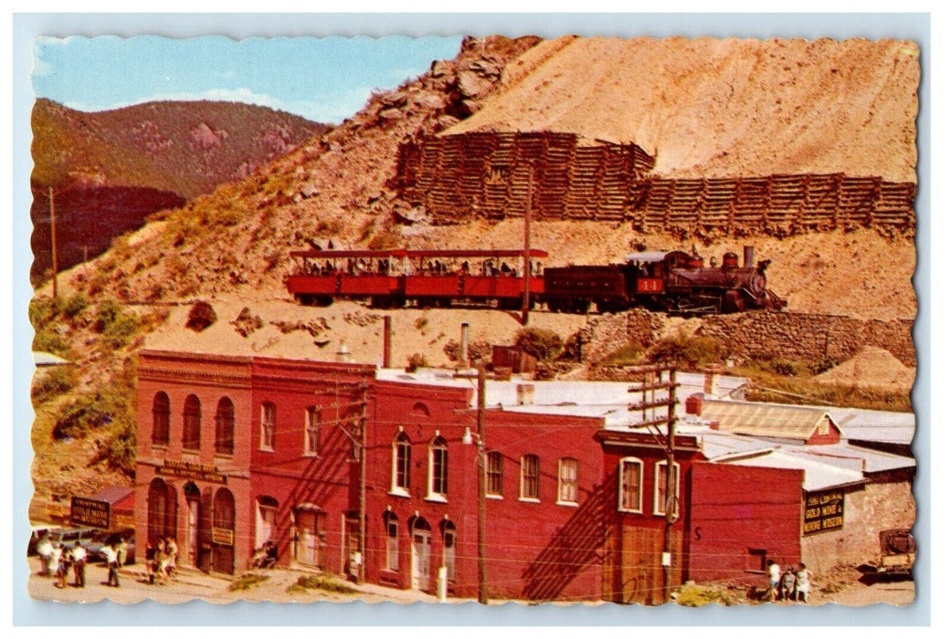 Old Narrow Gauge Railroads Operating Between Central City Black Hawk CO Postcard