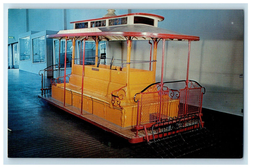c1950's Cable Car #13 Museum of History and Industry Seattle WA Postcard