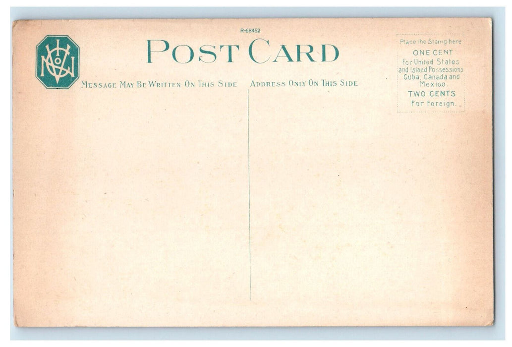c1950's "The Olympian" Train From Observation End, St. Paul MN Railway Postcard