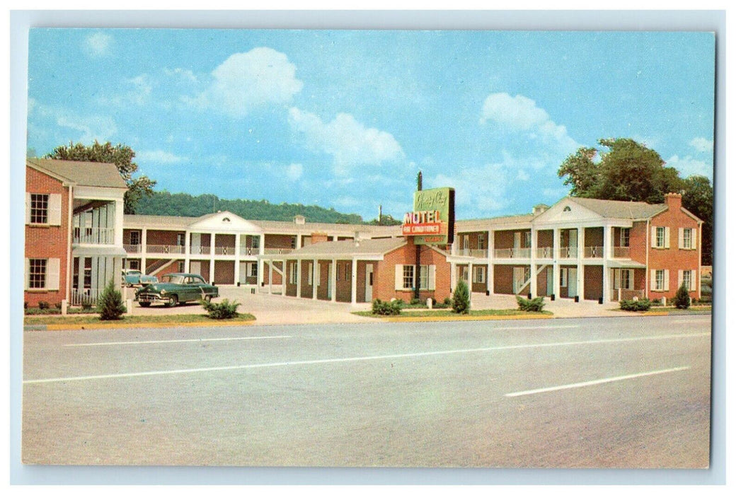 1960 Henry Clay Motel Roadside View Ashland Kentucky KY Vintage Antique Postcard