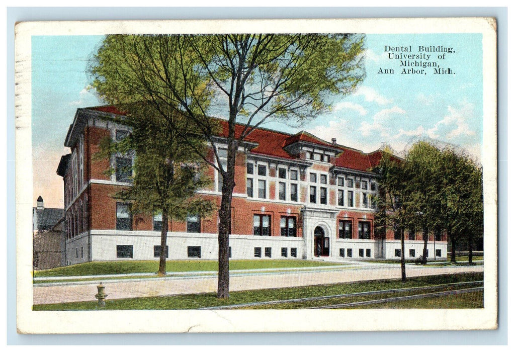 1923 Dental Building University of Michigan Ann Arbor Michigan MI Postcard