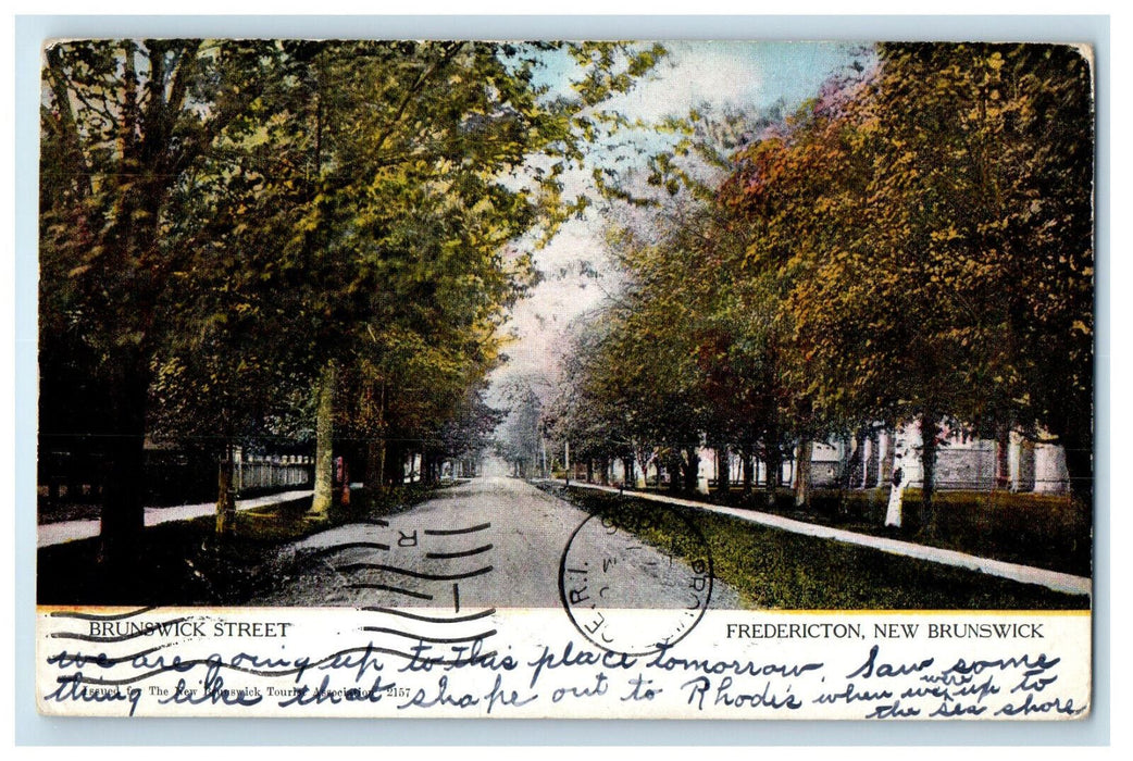 1906 Brunswick Street, Fredericton New Brunswick Canada Antique Postcard