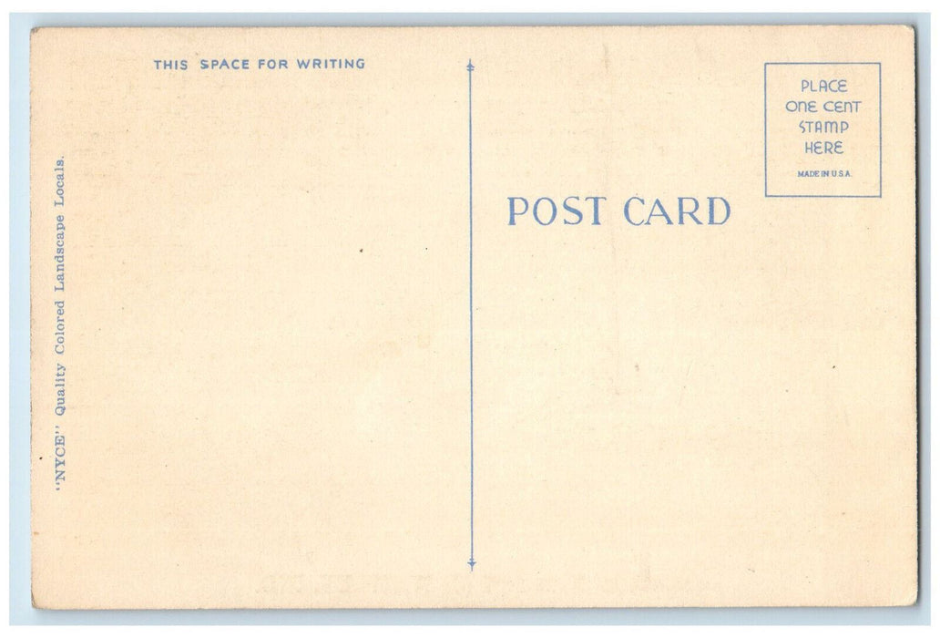 c1940's Cows Scene, Greetings from South Whitley Indiana IN Vintage Postcard