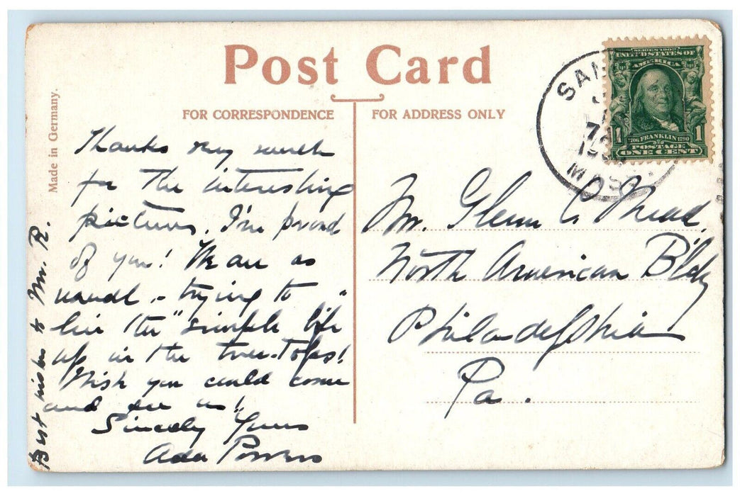 c1910's Joseph Jefferson's Boulders Sandwich Massachusetts MA Antique Postcard