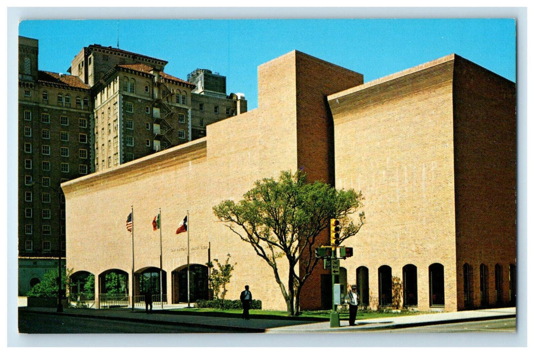 c1950's San Antonio Main Library San Antonio Texas TX Vintage Postcard