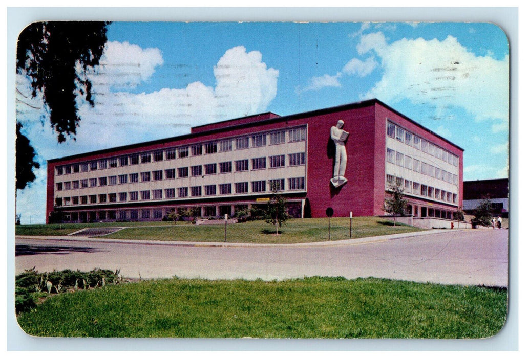 1960 Holland Library WSC Pullman Washington WA Vintage Posted Postcard