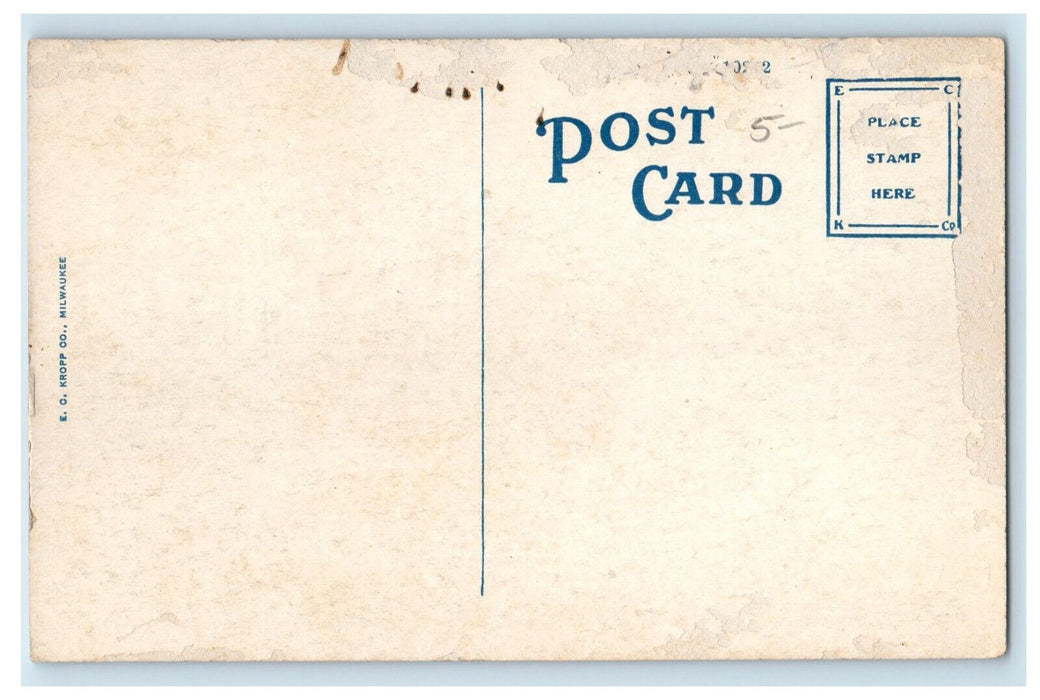 c1920's Stock Judging Pavilion University of Illinois IL Unposted Postcard