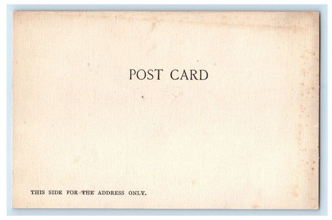 c1910 El Paso Public Library El Paso Texas TX Antique Unposted Postcard