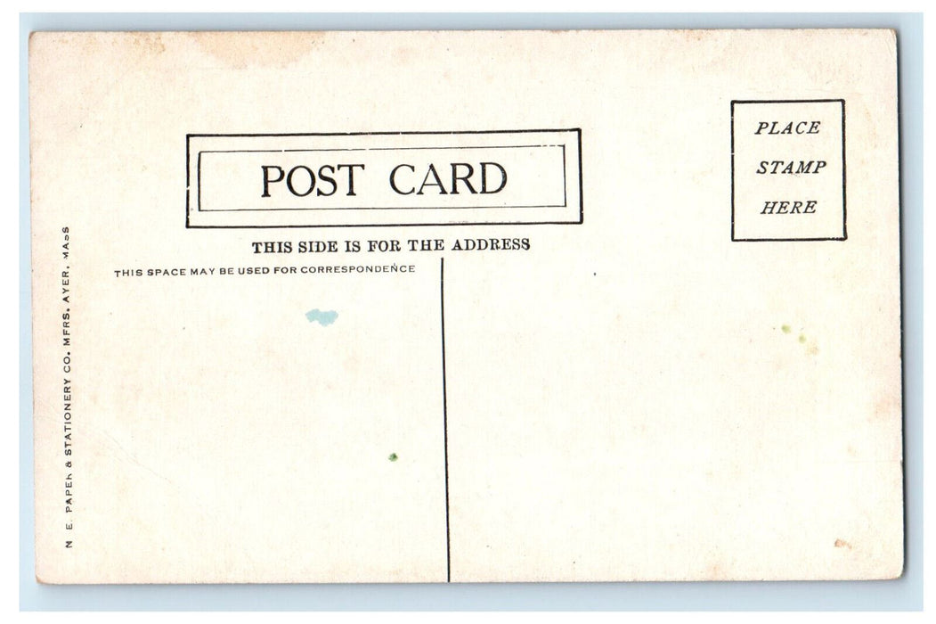c1910 Spafford Library Springfield Vermont VT Unposted Antique Postcard