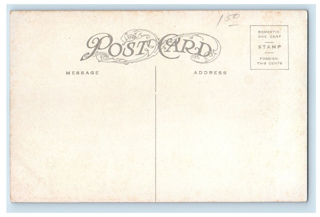 c1910 High School and Carnegie Library Cheyenne Wyoming WY Postcard